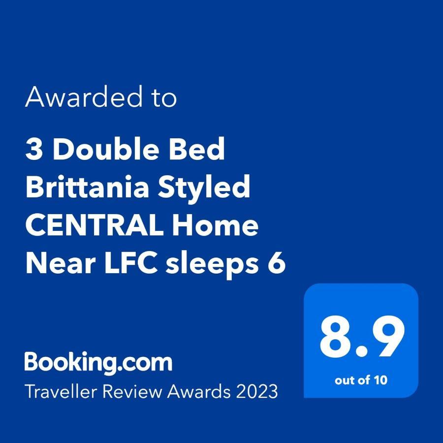 3 Double Bed Brittania Styled Central Home Near Lfc Sleeps 6 With Free Business Super Fast Fibre Broadband Liverpool Buitenkant foto